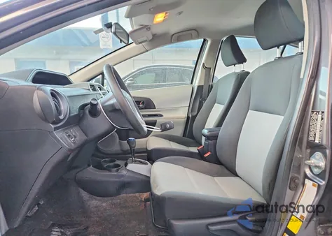 2012 Toyota Prius C from USA, damaged, VIN JTDKDTB35C1509358